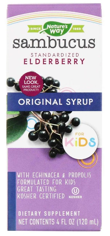 Sambucus Elderberry Original Syrup for Kids 제품이미지 입니다.