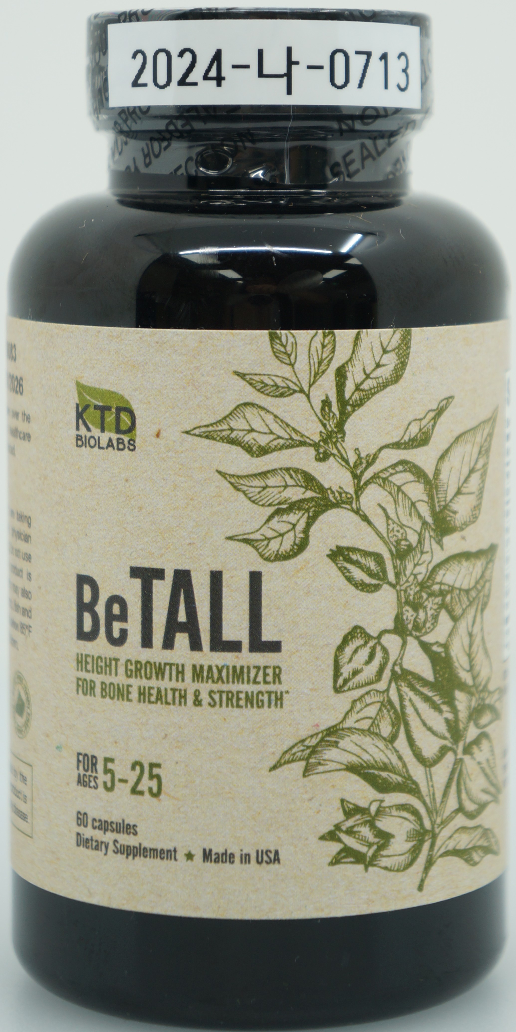 Be Tall Height Grwth Maximizer For Bone Health & Strength 제품이미지 입니다.