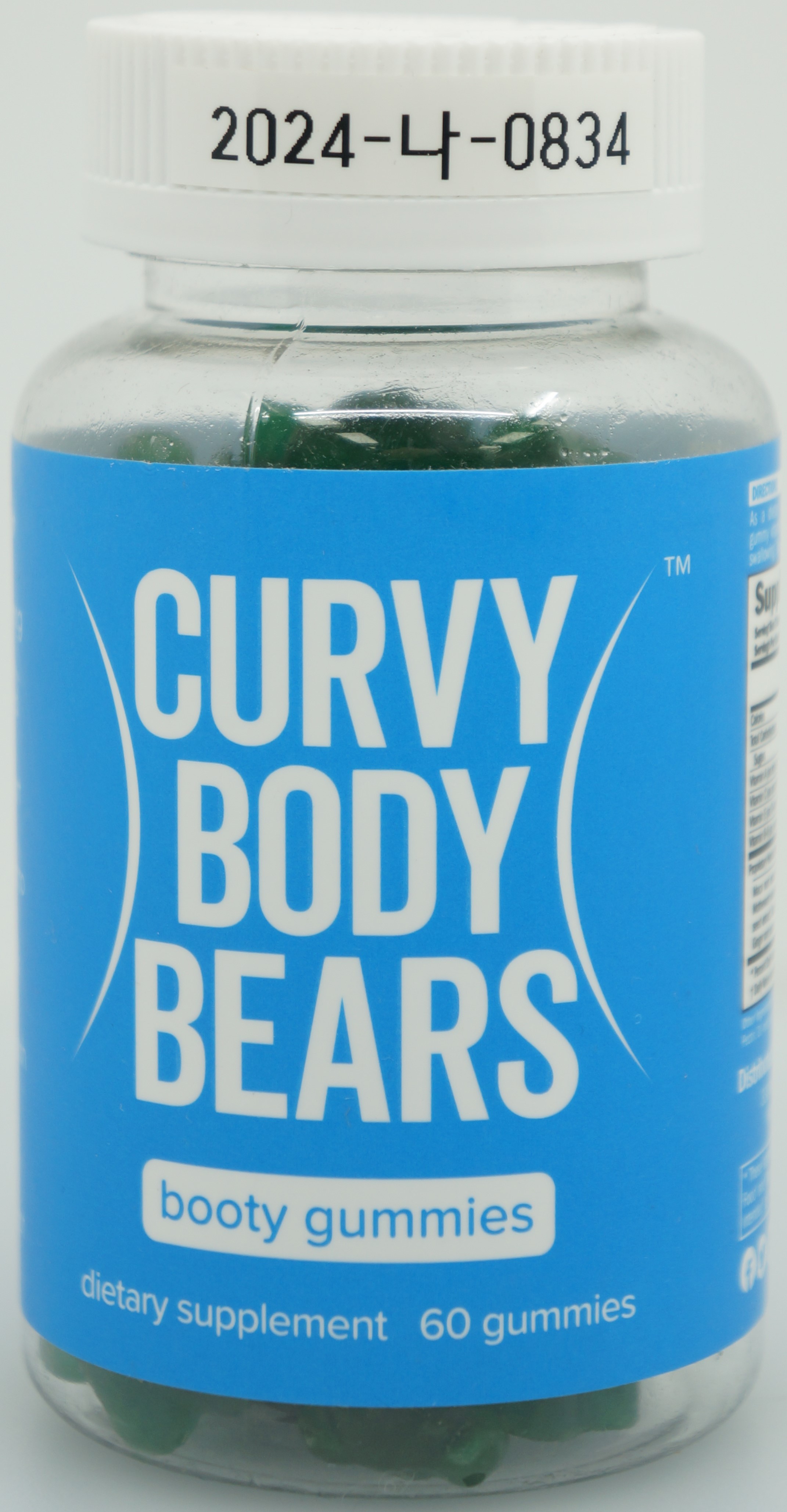 Curvy Body Bears Booty Gummies 제품이미지 입니다.